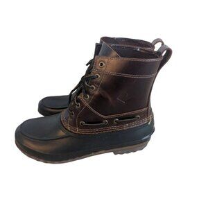 Sperry Top-Sider Decoy Duck Boots Dark Brown 10